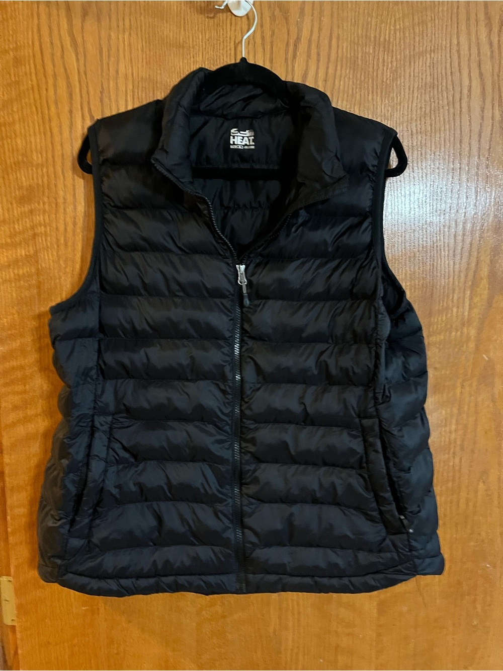 32 Degree Heat Black Quilted Puffer Vest